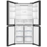 ⁦HRF4560FB מקרר מקפיא תחתון- זכוכית שחורה מבית Haier⁩ – תמונה ⁦3⁩