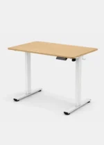 ET119W שולחן חכם מתכוונן לבן עץ 100X60 ס"מ מבית SMARTER