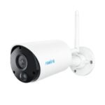 ARGUS ECO מצלמת אבטחה חיצונית אלחוטית 3MP כולל סוללה נטענת מבית Reolink