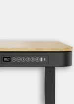 ⁦ET119W-C שולחן חכם מתכוונן שחור עץ 120X60 ס"מ מבית SMARTER⁩ – תמונה ⁦3⁩