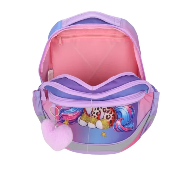 ⁦מנומר Dreamland Deluxe מארז תיק אורתופדי 9 ב 1 כולל עגלה חד קרן עם פפיון מבית Marshmelo⁩ – תמונה ⁦3⁩