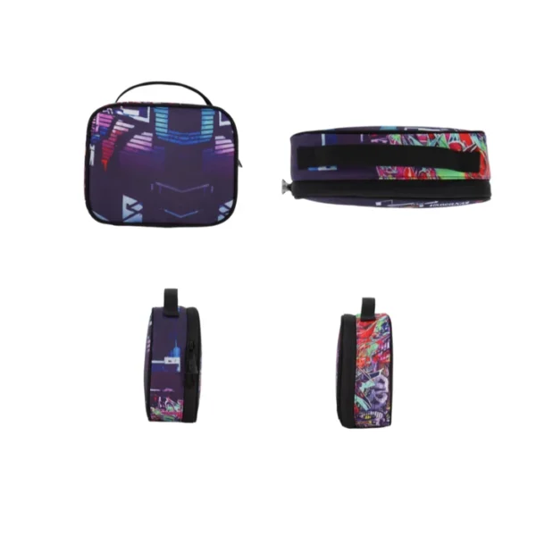 ⁦גרפיטי מכוניות Dreamland Deluxe סט 9 ב 1 תיק בית ספר כולל עגלת טרולי מבית Marshmelo⁩ – תמונה ⁦3⁩