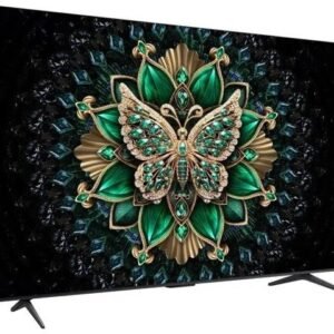 55C61K טלוויזיה חכמה 55 אינץ' 4K QLED-MiniLED Google TV  - מערכת שמע Onkyo 2.1 מבית TCL