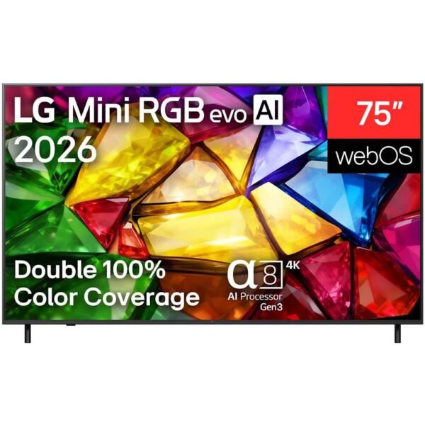 ⁦75MRGB85B6C טלוויזיה חכמה 75" 4K Mini RGB AI מבית LG⁩ – תמונה ⁦1⁩