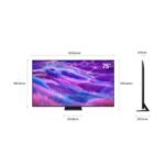 ⁦טלוויזיה חכמה 75" SAMSUNG 4K QLED סמסונג דגם QE75QN80F ניופרו⁩ – תמונה ⁦4⁩