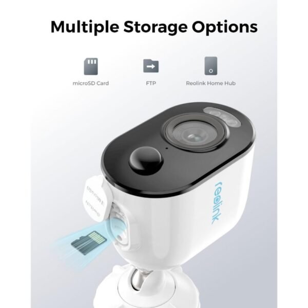 ⁦ARGUS 3E 3MP ערכת 2 מצלמות אבטחה HD ומערכת HOME HUB להקלטה מקומית מבית REOLINK⁩ – תמונה ⁦2⁩