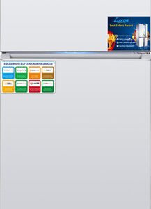 מקרר 2 דלתות מקפיא עליון 650 ליטר LUX-690 White לבן LUXOR NO FROST