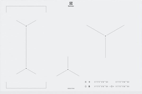 1250250230323.jpg כיריים אינדוקציה 4 להבות 80 ס"מ Electrolux אלקטרולוקס MultiZone EIV83443BW – תמונה 1