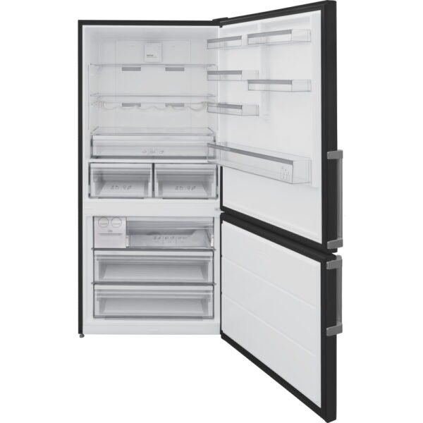 ⁦GE673BIX מקרר מקפיא תחתון - 588 ליטר נירוסטה מושחרת מבית General⁩ – תמונה ⁦2⁩