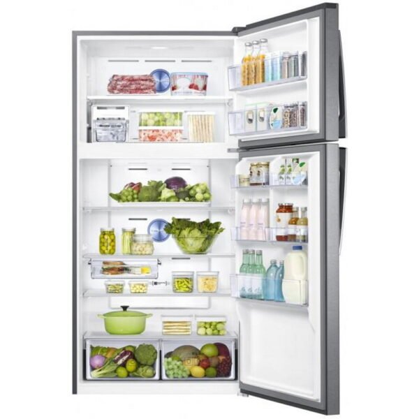 ⁦מקרר מקפיא עליון 600 ליטר כולל התקן שבת מובנה מהדרין Samsung סמסונג RT58K7044SL נירוסטה⁩ – תמונה ⁦2⁩