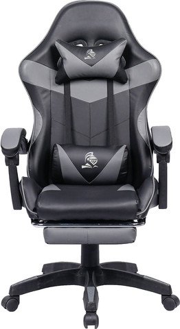 1621562110557.jpg כיסא גיימר "גלדיאטור" (אפור) – תמונה 1