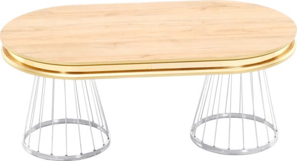 ⁦שולחן קפה סגלגל Lika⁩ – תמונה ⁦1⁩