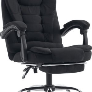 כסא מנהלים בד (גב גבוה) Boss Cotton (שחור)