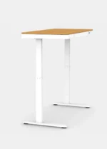 ⁦ET119W-C שולחן חכם מתכוונן לבן עץ 120X60 ס"מ מבית SMARTER⁩ – תמונה ⁦2⁩