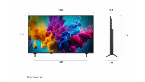 ⁦55QNED8MB6T טלוויזיה חכמה QNED MiniLED “55 מבית LG⁩ – תמונה ⁦2⁩