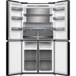 ⁦GE551BG מקרר 4 דלתות - 503 ליטר - זכוכית שחורה מבית General⁩ – תמונה ⁦2⁩