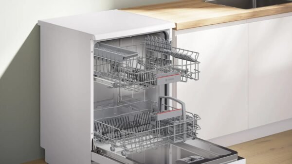 ⁦SMS4HTW00E מדיח כלים רחב - צבע לבן כולל Home Connect מבית Bosch⁩ – תמונה ⁦2⁩