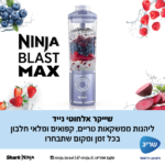 ⁦BC251EUGY שייקר אלחוטי נינג'ה Blast Max-אפור מבית Ninja⁩ – תמונה ⁦3⁩