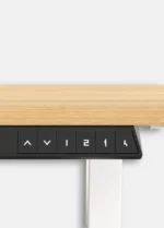 ⁦ET119W שולחן חכם מתכוונן לבן עץ 100X60 ס"מ מבית SMARTER⁩ – תמונה ⁦3⁩