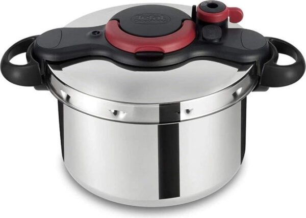 ⁦סיר לחץ 6 ליטר Tefal טפאל Clipso Minut Easy 6.0 L⁩ – תמונה ⁦1⁩