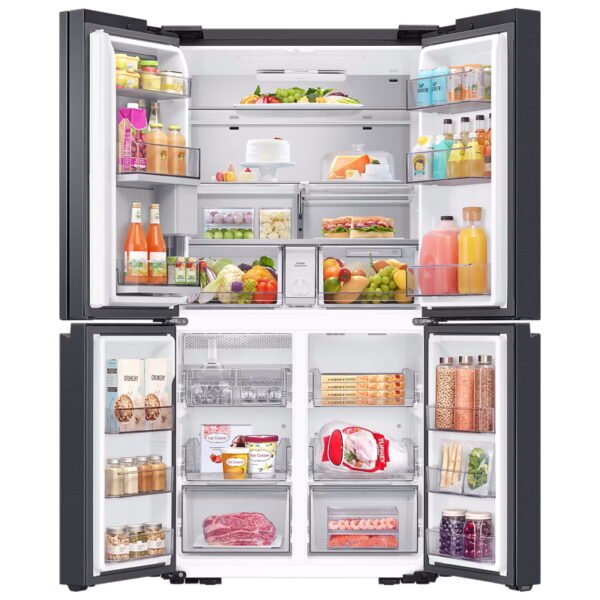 ⁦מקרר 4 דלתות 678 ליטר כולל Samsung IceMaker התקן שבת מובנה מהדרין Samsung סמסונג RF72DG9620B1⁩ – תמונה ⁦5⁩