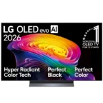 OLED77C66LA מסך טלוויזיה 77 אינץ' evo AI 4K Smart TV מבית LG