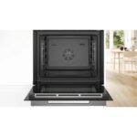 ⁦תנור בנוי BOSCH בצבע שחור זכוכית דגם HBG7341B1⁩ – תמונה ⁦2⁩