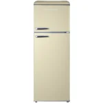 MBR-440FF-BEJ מקרר מקפיא עליון 340 ליטר מבית MONT BLANC - צבע בז' רטרו