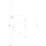 ⁦קולט אדים ארובה 90 ס"מ LaCasa LC1902BL⁩ – תמונה ⁦2⁩