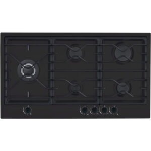 כיריים גז - 5 מבערים LaCasa LCT90FLMB שחור