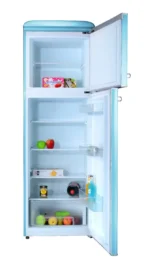 ⁦MBR-390DF-BLU מקרר מקפיא עליון 295 ליטר מבית MONT BLANC - כחול רטרו⁩ – תמונה ⁦3⁩