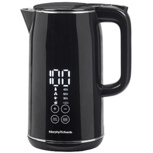 קומקום דיגיטלי חכם 1.7 ליטר Morphy Richards מורפי ריצ'ארדס Black Touch 43987 במלאי