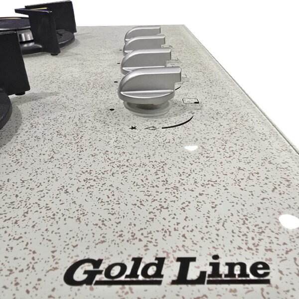 ⁦ATL-4530 כיריים גז בטיחותיות BUILT IN זכוכית חול ים EXCLUSIVE מבית Gold Line⁩ – תמונה ⁦2⁩