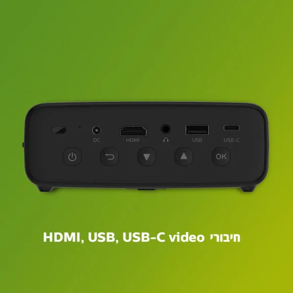 ⁦PicoPix Micro 2 מקרן HDMI USB-C עד 150 לומן QHD מבית Philips⁩ – תמונה ⁦5⁩