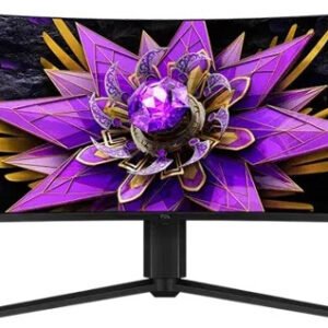 מסך מחשב גיימינג קעור TCL Dual QD-Mini LED "57 טי.סי.אל 57R94