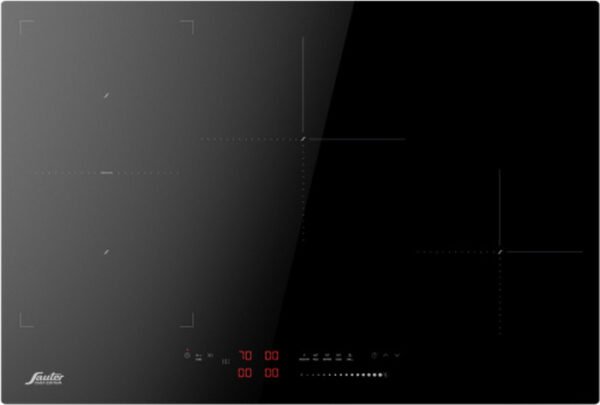 ⁦כיריים אינדוקציה 4 איזורי בישול כולל אזור גמיש - 78 ס"מ Sauter סאוטר Flexi Zone SHI8080⁩ – תמונה ⁦1⁩