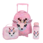 איילה פרחונית מסדרת Dreamland Trolly set סט תיק גן עם טרולי מובנה 5 ב 1 מבית Marshmelo
