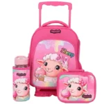 כבשה וגלידה מסדרת Dreamland Trolly set סט תיק גן עם טרולי מובנה 5 ב 1 מבית Marshmelo