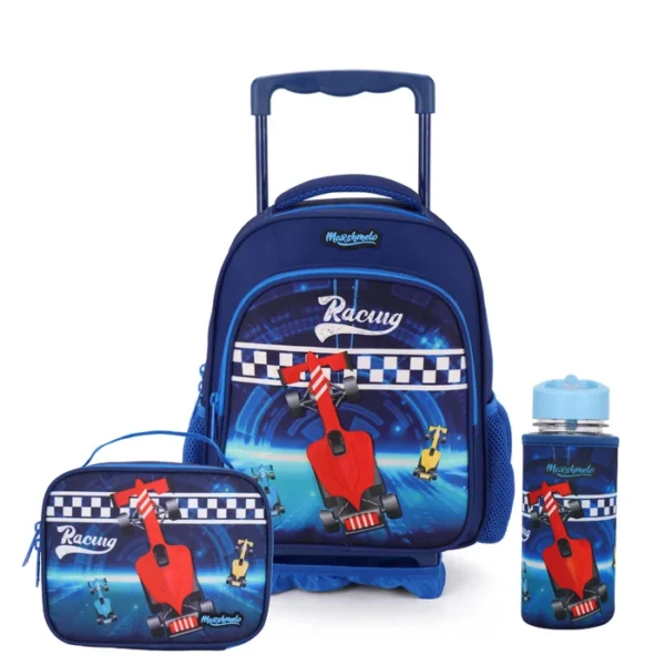 ⁦מרוץ מכוניות מסדרת Dreamland Trolly set סט תיק גן עם טרולי מובנה 5 ב 1 מבית Marshmelo⁩ – תמונה ⁦1⁩