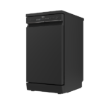 ⁦מדיח צר 10 מערכות כלים שחור midea דגם WQP8-W7634C-B⁩ – תמונה ⁦3⁩