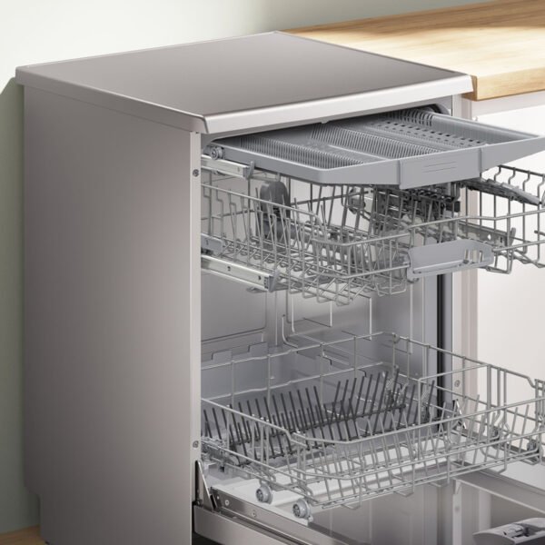 ⁦SMS4HVI21E מדיח כלים ‏רחב סדרה 4 - נירוסטה מבית Bosch⁩ – תמונה ⁦2⁩