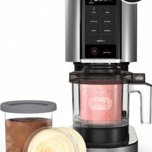 מכונת גלידה ביתית 1.4 ליטר - צג בעברית Ninja נינג'ה CREAMi - NC303