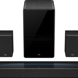 מקרן קול 7.1.4 ערוצים כולל סאבוופר אלחוטי ורמקולים לווייניים TCL טי.סי.אל Q85H