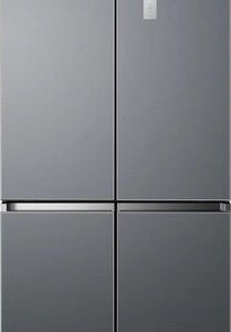 מקרר 4 דלתות מקפיא תחתון - 521 ליטר TCL טי.סי.אל C635CD - נירוסטה