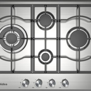 כיריים גז 4 להבות סופר טורבו Midea מידאה 60SM097 נירוסטה