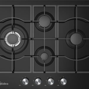 כיריים גז 4 להבות סופר טורבו Midea מידאה 60GM097 שחור