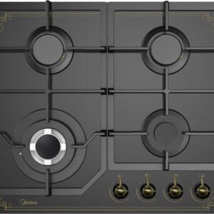 כיריים גז זכוכית 4 להבות Midea מידאה 60GJ084