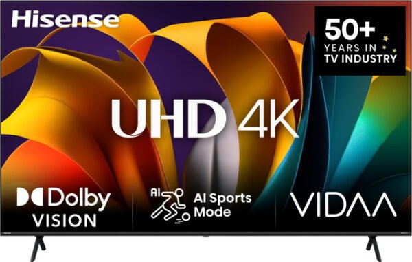 ⁦טלוויזיה חכמה 65" Hisense 4K UHD הייסנס 65A69N⁩ – תמונה ⁦1⁩