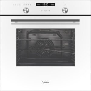 תנור בנוי 70 ליטר כולל מסילה טלסקופית Midea מידאה N5M90E5-W