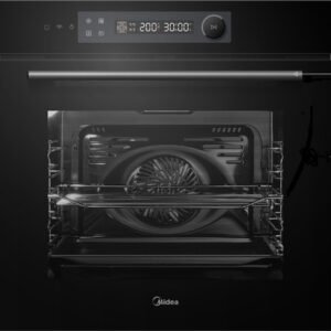 תנור בנוי דיגיטלי - 72 ליטר Midea מידאה BO-AGG3F-BK זכוכית שחורה